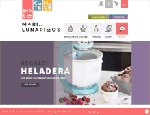 Tablet Screenshot of marialunarillos.com